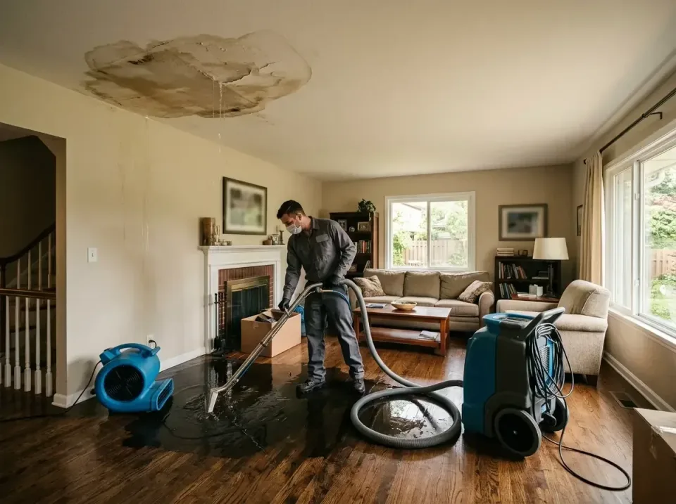 attic-pipe-burst-ceiling-drip-008 — frequently asked questions, Water Damage Restoration & Carpet Care in Fairless Hills, PA